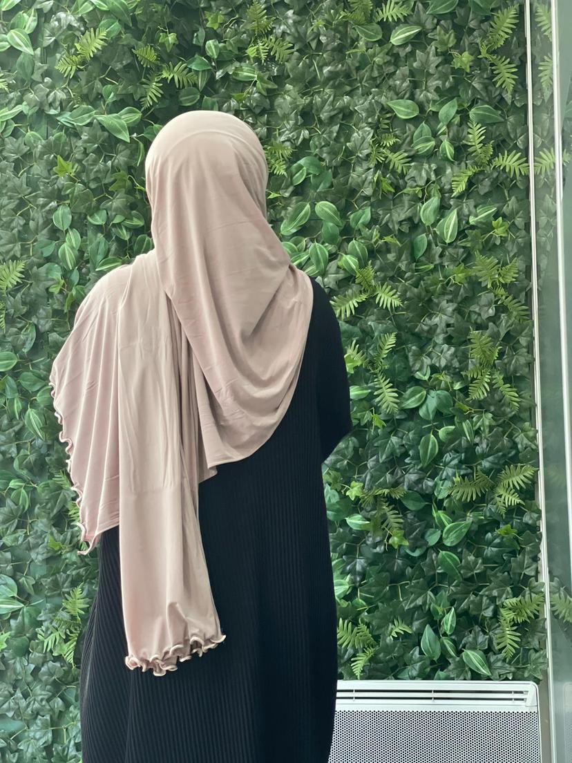 Hijab jersey ondulé